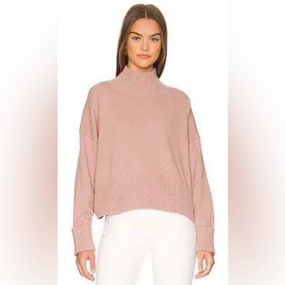 525 America Blair Turtleneck Sweater In Portobello